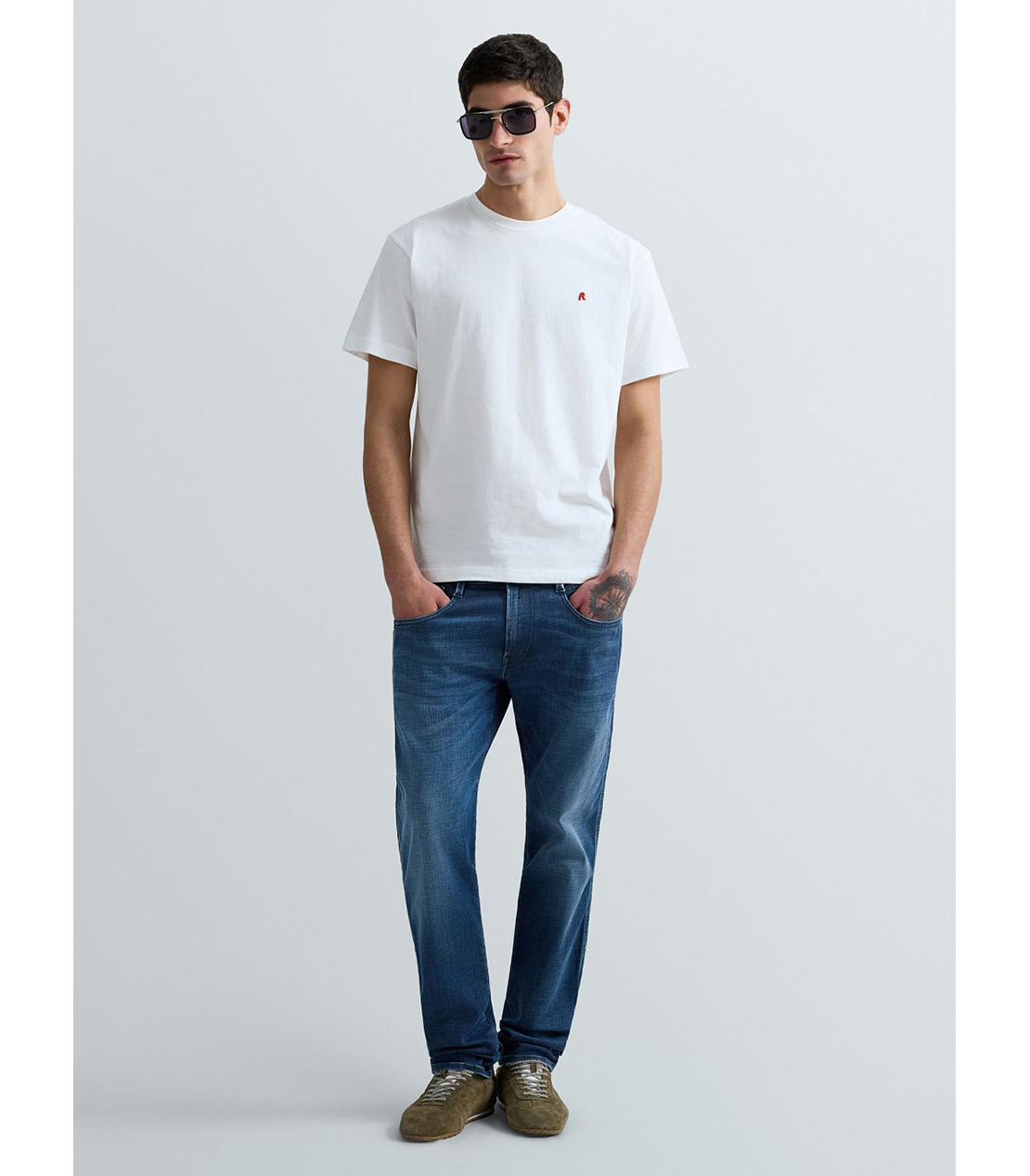 ベーシックジャージーRロゴ Tシャツ 詳細画像 ホワイト 2